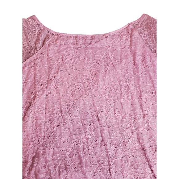 Torrid Lavender Boat Neck Blouse, 3X - Picture 4 of 6